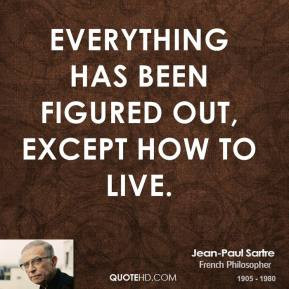 Jean Paul Sartre Quotes Philosophy