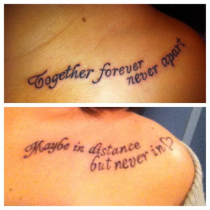 Friendship Wording Tattoo Images
