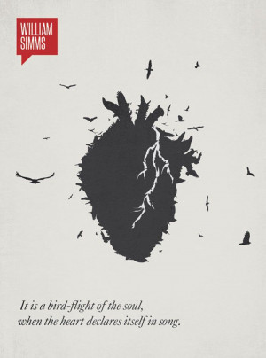 It is a bird-flight of the soul, when the heart declares itself in ...