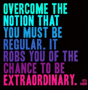 how are you going to be extraordinary next year