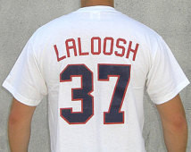 Nuke LaLoosh #37 Jersey T-Shirt Bas eball Movie Tim Robbins New ...