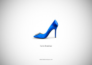 Poster Series Depicts Famous Foot Attire of Celebrities, Characters