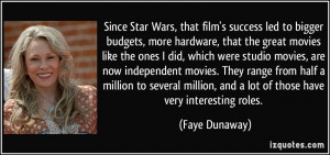 More Faye Dunaway Quotes