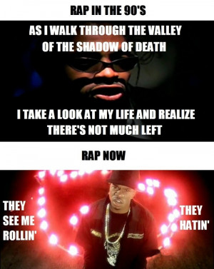 Rap In The 90's With Deep And Meaningful Lyrics vs Rap Now