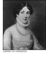 Portrait of the Wife of General Hamilton, née Elizabeth Schuyler.