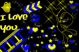 love_tweety_blue_yellow.gif picture by dhemutz - Photobucket