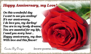 Anniversary Love Message