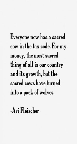 now has a sacred cow in the tax code. For my money, the most sacred ...