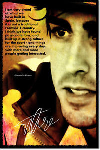 FERNANDO-ALONSO-SIGNED-ART-PHOTO-POSTER-AUTOGRAPH-GIFT-QUOTE