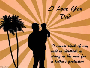 ... need in childhood as strong as the need for a father’s protection