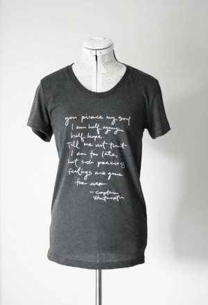 Captain Wentworth quote shirt Jane Austen Persuasion by Brookish, $24 ...