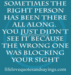 Right Person Quotes. QuotesGram