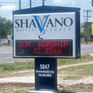 Church Sign for Shavano Baptist Church - Photo #2548