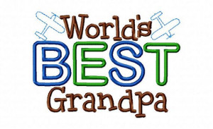 Embroidery Design World's Best Grandpa by sosassyembroidery, $2.50