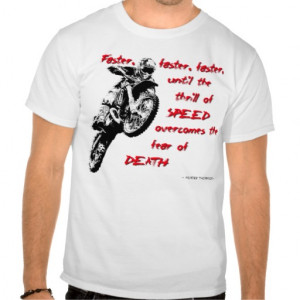 Dirt Bike Shirt - Faster faster
