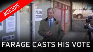 ... casts his vote - and quotes India's independence leader Mahatma Gandhi