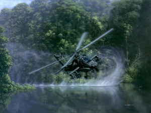 Apache miltary helicopter flying over water free download lovely hd ...