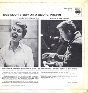 Doris Day & Andre Previn Duet Fools Rush In Daydreaming BPG