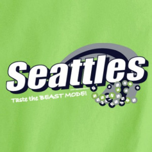 SEATTLES TASTE THE BEAST MODE T-Shirt for Seahawk Fans