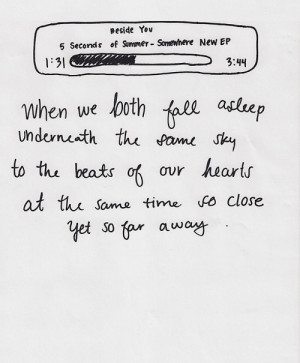 ... beside you 5sosfamily calum 5sos-official 5sos lyrics isnt it cute its