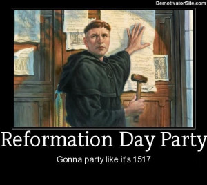 Reformation Day; Protestant Christian Religious Observance; Sunday ...