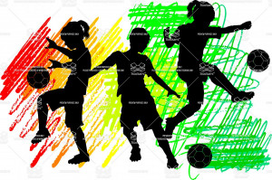 Girl Soccer Player Silhouette Soccer silhouettes kids boys