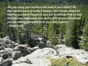Are You Using Your Talents Quote