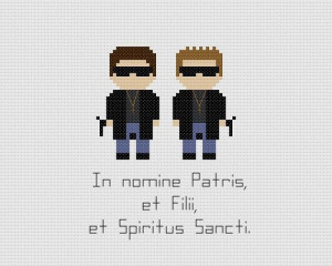 The Boondock Saints Quote Cross Stitch Pattern: Love all the available ...