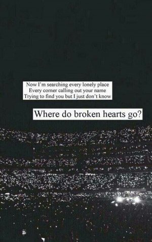 Where Do Broken Hearts Go? - One Direction
