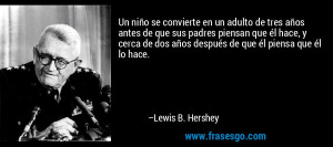 LEWIS B HERSHEY QUOTES