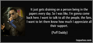 More Puff Daddy Quotes