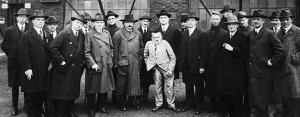 David Sarnoff Albert Einstein and others at the RCA Wireless Station