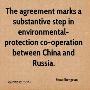 The agreement marks a substantive step in environmental-protection co ...