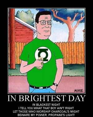 Green Lantern Hank Hill Image