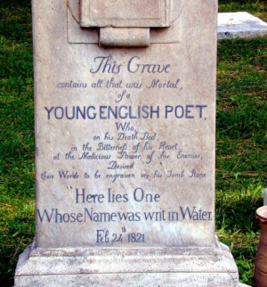 love this idea of poetic epitaphs. One of my favorite's is the words ...