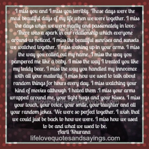 miss the way we used to be quotes