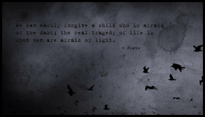 Plato Quote Tragedy of Life – Gotham HD Wallpaper