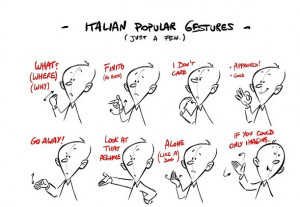 Italian Phrases Italians use their hands to