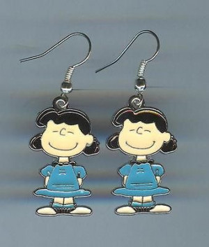 LUCY VAN PELT Character from CHARLIE BROWN/PEANUTS Charm Pierced ...