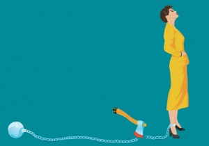 The Old ball and Chain. Illustrated Prints with a Twisted Take on ...