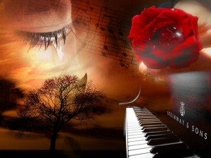 Tears, Rose and Piano