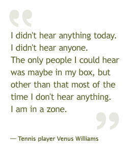 With visualization, an athlete may run a very detailed mental “film ...