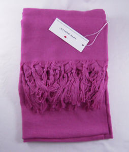 Details about Love Quotes Scarf in Cerise Poly/Rayon Blend NWT