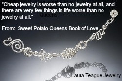 Gotta love the sweet potato queens!! #handmade #jewelry #sterling ...