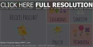 happy easter spanish greetings 2015