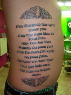 Popular Irish Tattoo Design : Irish Tattoo Sayings