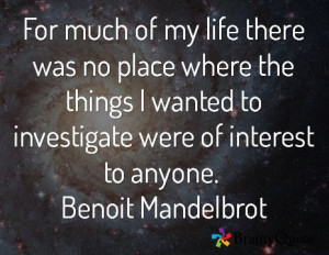 Benoit Mandelbrot