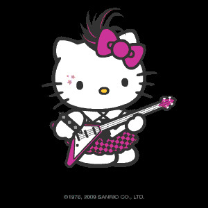 Hello Kitty Punk Rock Gif Animation Hello Kitty Kawaii Gif