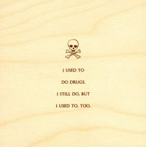 Mitch Hedberg Quotes Carved on Wood