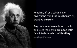 Stop reading, start creating